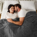 Waterproof Dog Blankets Dark Grey Pet Blanket 60"x80", Soft Fluffy Sofa Car Bed by CAPT.SNOOZE