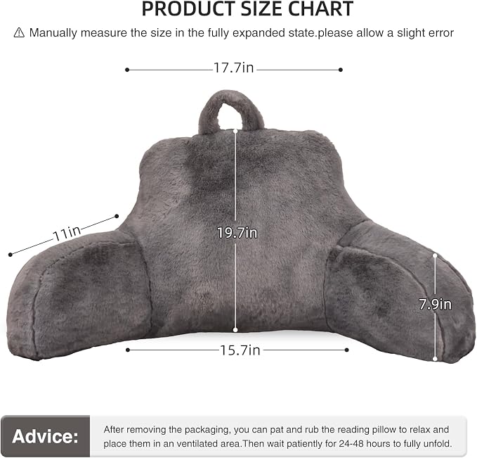 Aimuan Reading Pillow Bed Rest Wedge Large Adult Backrest Pillow - Image 3