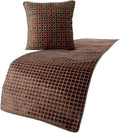 HomeCentric Grey Bed Runner & Pillow Cover by TheHomeCentric