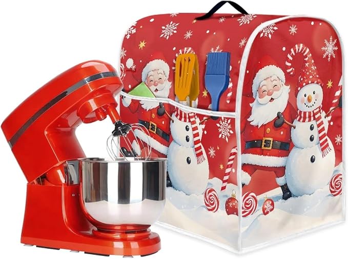 Santa Claus Mixer Cover for Kitchen Aid 4.5-5 Quart Stand Mixers, Universal - Image 4