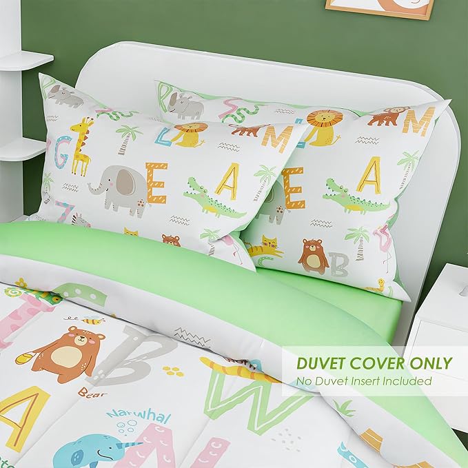 SANDJEST Alphabet Duvet Cover Sets Full Size - Image 5