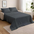 NON Sticky cotton Twin Size Sleeper Sofa Sheets, 4 Piece Egyptian Cotton Bed by Non-StickyCotton