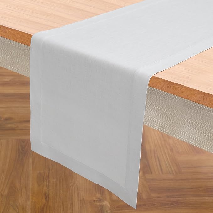 Solino Home Linen Table Runner 108 Inches Long - Image 2