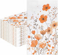 HEIPINIUYE 50 Pieces 3-ply Fall Floral Paper Napkins Autumn Flower Guest by HEIPINIUYE