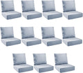 Outdoor Cushion Set for Furniture Patio Furniture, UV Resistant, Water Resistant by PLANNTONNEO