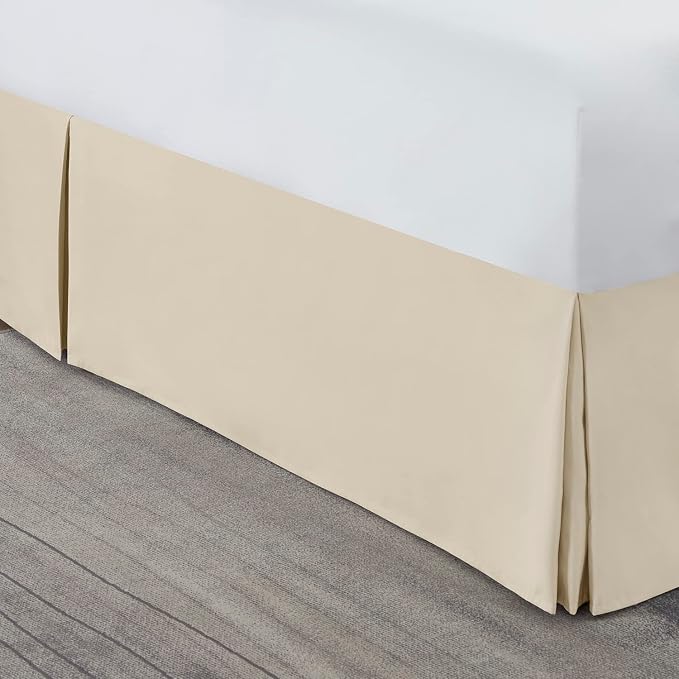 Nestl Cream Twin XL Bed Skirt - Image 8
