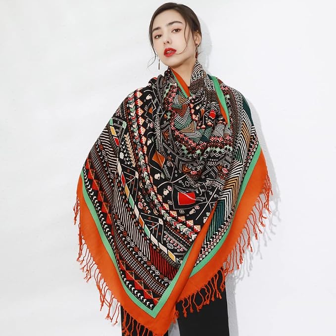 DANA XU 100% Merino Wool Pashmina Shawl - Image 9
