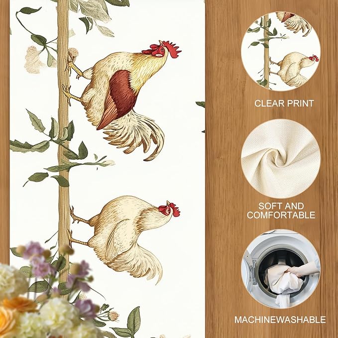 Farmhouse Chicken Table Runner - Image 4