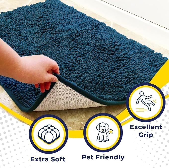 Muddy Mat® AS-SEEN-ON-TV Highly Absorbent Microfiber Door Mat and Pet Rug - Image 2