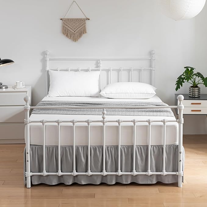 Bed Skirt Queen Size Ruffled Bed Skirt - Image 4