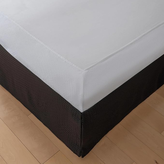 King Bed Skirt, Wrap Around Bed Skirt by xuandian