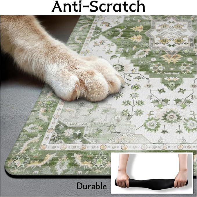 Pet Food Mats for Floor, Absorbent Dog Mat for Food and Water Dispenser Mat - Image 6