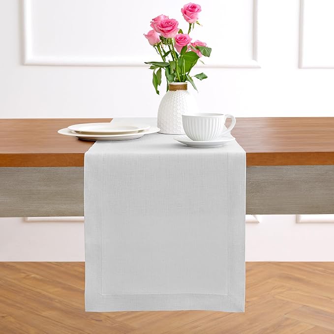 Solino Home Linen Table Runner 72 Inches Long by SolinoHome