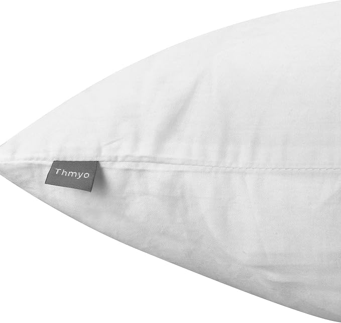 Thmyo 4-Pack 100% Cotton Comfortable Solid Decorative Throw Pillow Case Square - Image 8