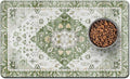 Pet Food Mats for Floor, Absorbent Dog Mat for Food and Water Dispenser Mat by Unknown