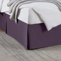 Nestl Dark Purple Bed Skirt Cal King Size by Nestl
