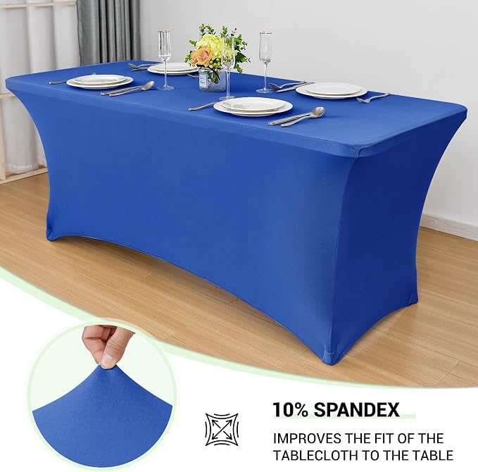 Obstal 6 Pack Stretch Spandex Table Covers - Image 2