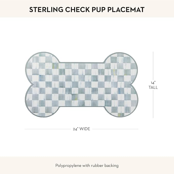 MACKENZIE-CHILDS Pup Placemat, Cute Pet-Food Mat - Image 4