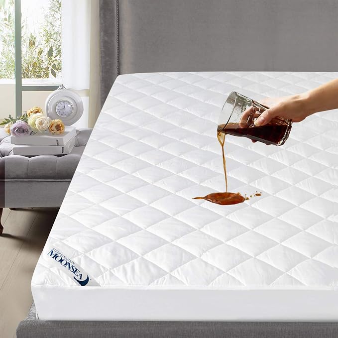 Moonsea Full Mattress Protector, Waterproof Mattress Cover - Image 6
