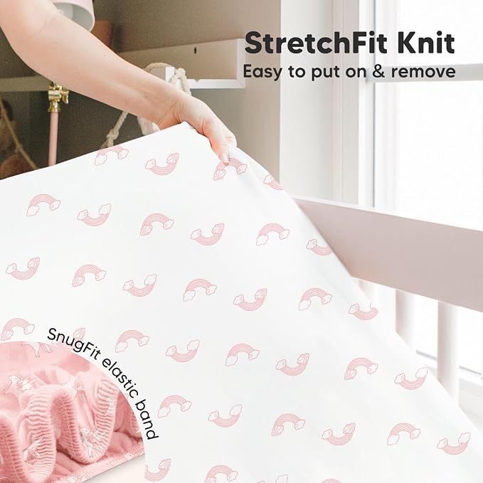 KeaBabies 2-Pack Baby Crib Sheets - Image 6