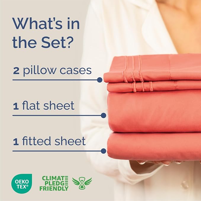Queen Size 4 Piece Sheet Set - Image 2