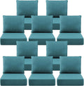 Luxury 6" Outdoor Cushions for Patio Furniture, Fade Resistant Couch Chair by Pugire