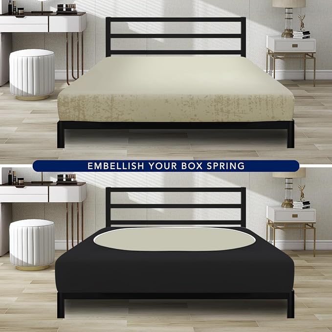 PureFit Stretchy Box Spring Cover King - Image 4