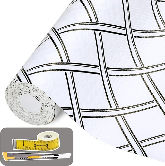 Drawer and Shelf Liner for Kitchen Cabinet: 17 in X 20 Ft Non Slip Waterproof by Kimhan