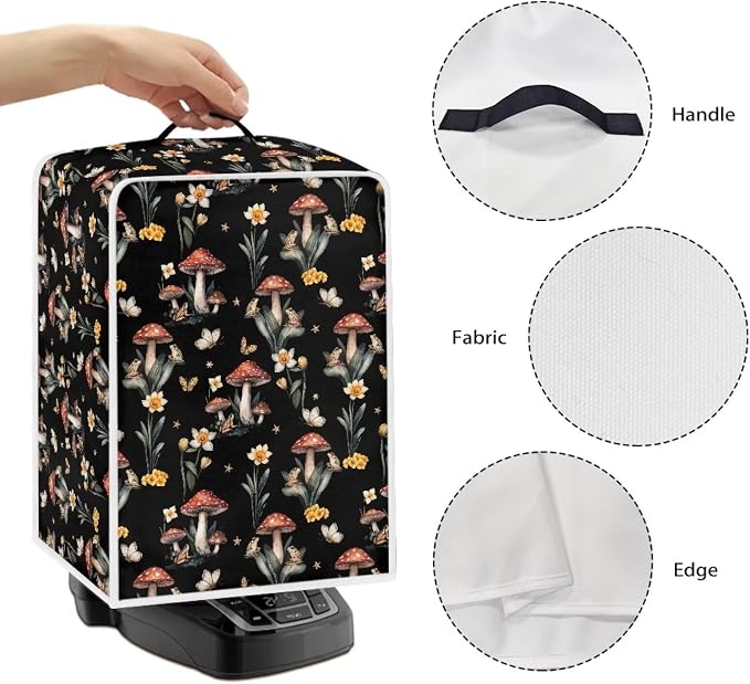 Mumeson Frog Mushroom Coffee Maker Cover, Waterproof Dust Cover - Image 5