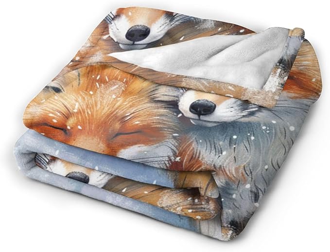 Fox Throw Blanket - Image 4