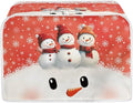 Christmas Snowman Printed Toaster Cover by Baxinh