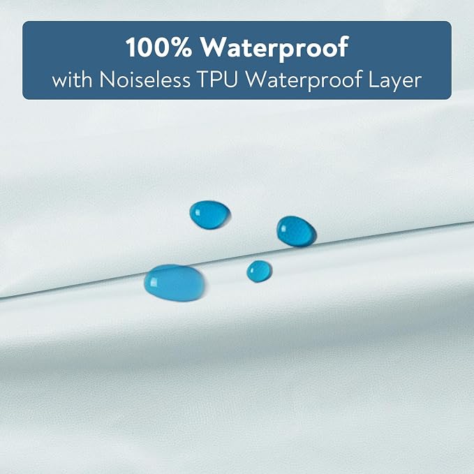 Waterproof Pack and Play Sheets Fitted 2 Pack, Compatible - Image 2