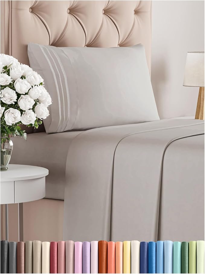 Twin XL Size 3 Piece Sheet Set by CGKUnlimited
