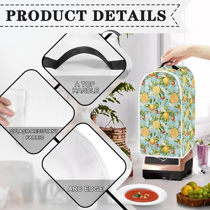 Blender Dust Cover for Stand Mixer or Coffee Maker Appliance, Anti Fingerprint - Image 4