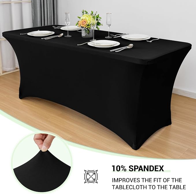 Obstal 8ft Stretch Spandex Table Cover - Image 2