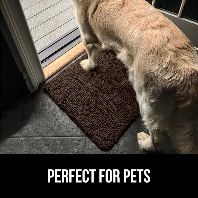 GORILLA GRIP SOAKSTOPPER Dog Door Mat, 60x36 Machine Washable Rug Absorbent - Image 7