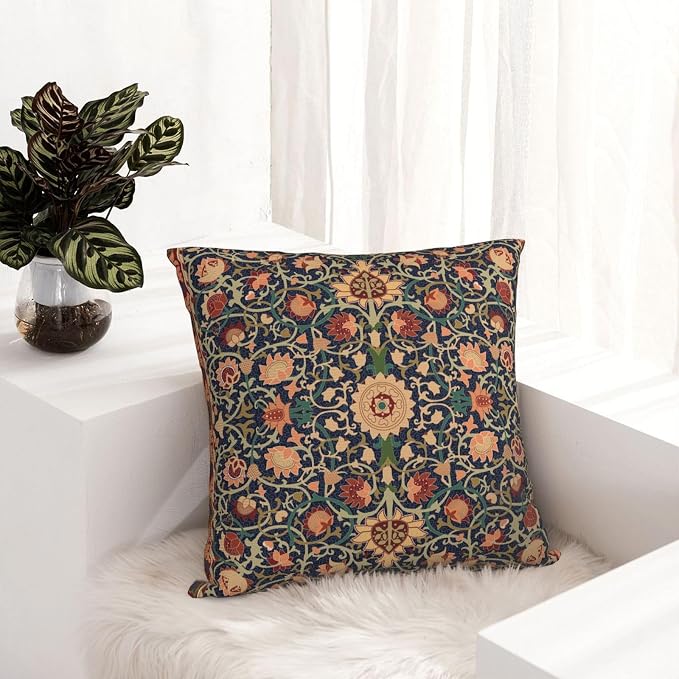William Morris Vintage Floral 16x16 inches Throw Pillow Covers Cushion Covers - Image 4