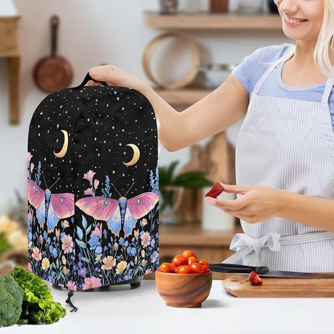 Butterfly Moon Blender Dust Cover, Drawstring Stand Mixer or Coffee Maker - Image 3