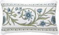 ISAENNE Design Fresh Linen Lumbar Throw Pillow Covers 12"x20", French White by Isaennehomedecoration