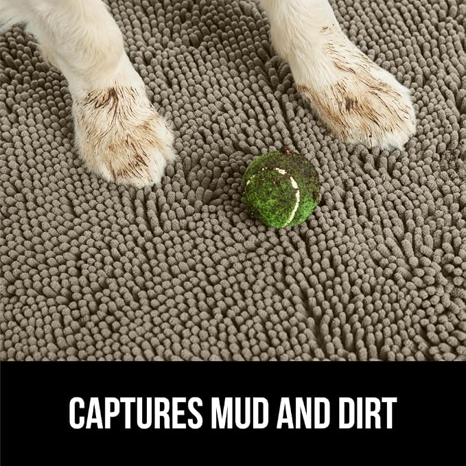 GORILLA GRIP SOAKSTOPPER Dog Door Mat, 36x24 Machine Washable Rug Absorbent - Image 4