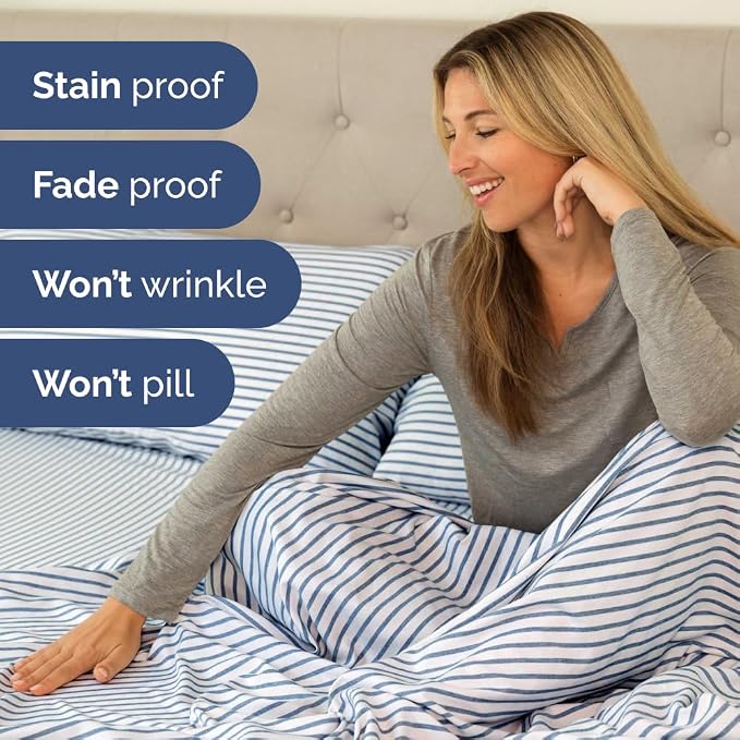 Split Head King Sheet Set – 4 Piece Flex Split Top King Sheets - Image 6