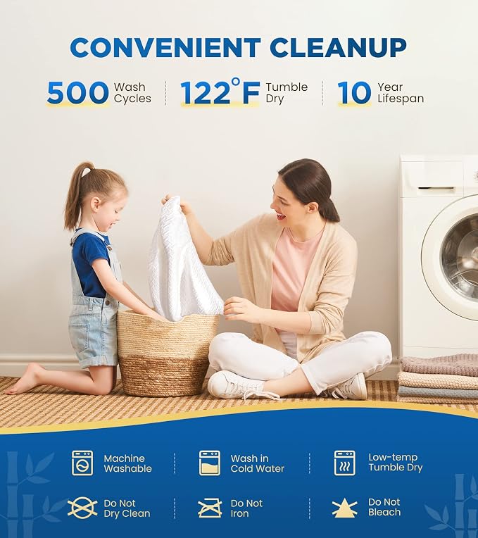 Premium 100% Waterproof Twin XL Mattress Protector Breathable Cooling 3D Air - Image 5