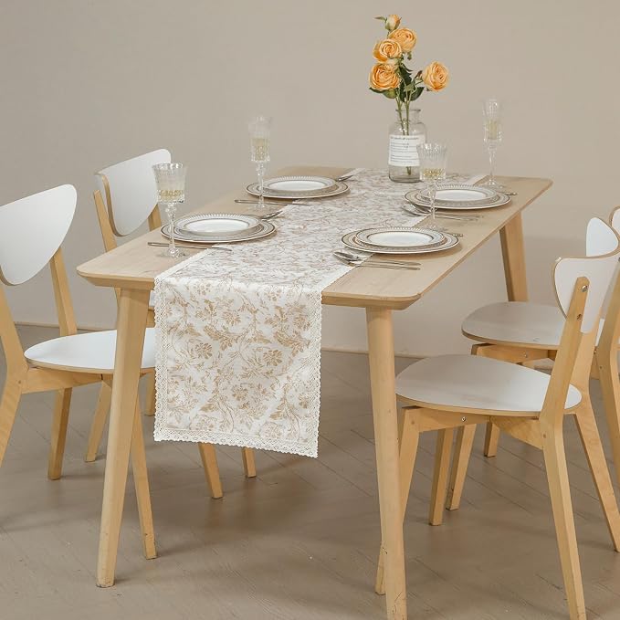 Vintage Floral Table Runner - Image 6