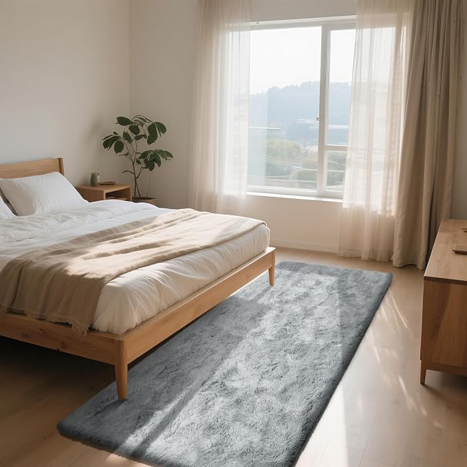 Soft Runner Rugs for Bedroom, Bedside Rug for Living Room Bedroom Kids Room - Image 2