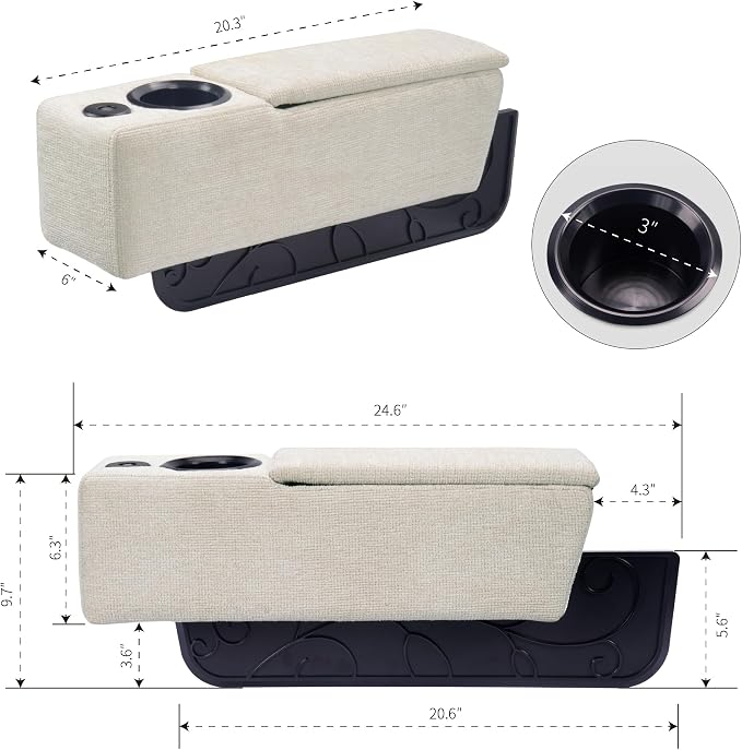 Multifunctional Removable Sofa Armrest - Image 2