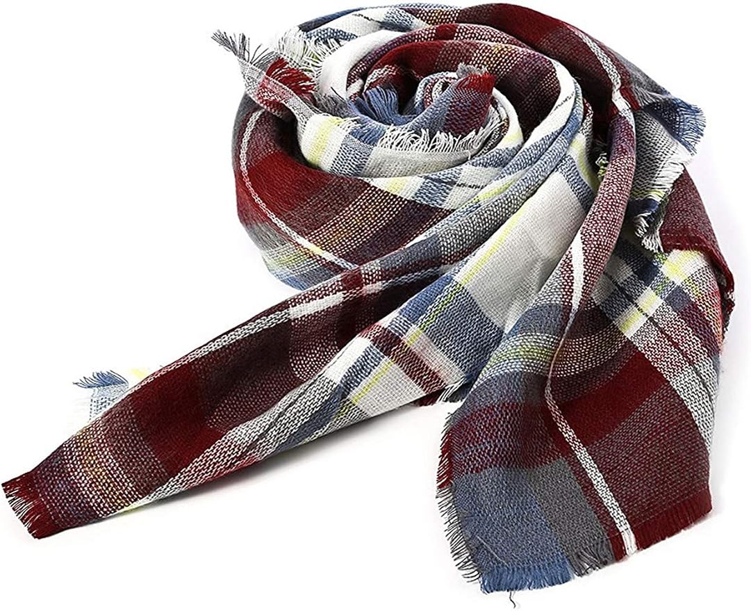 American Trends Women's Cozy Warm Winter Fall Blanket Scarf Stylish Soft Chunky - Image 5