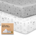 2-Pack Mini Crib Sheets Fitted by KeaBabies