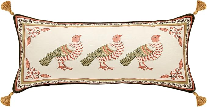 Rectangle Throw Pillow Covers, Decor Long Lumbar Pillows Cushion Covers by bilingaier