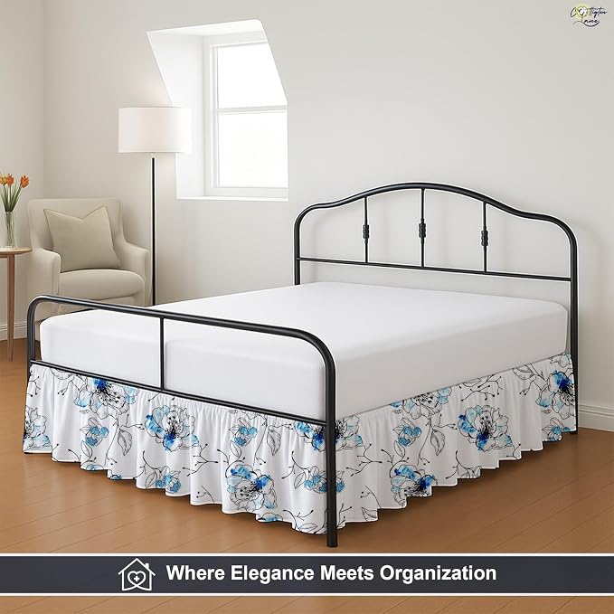 Cottington Lane Ruffled Bed Skirt King Size - Image 8