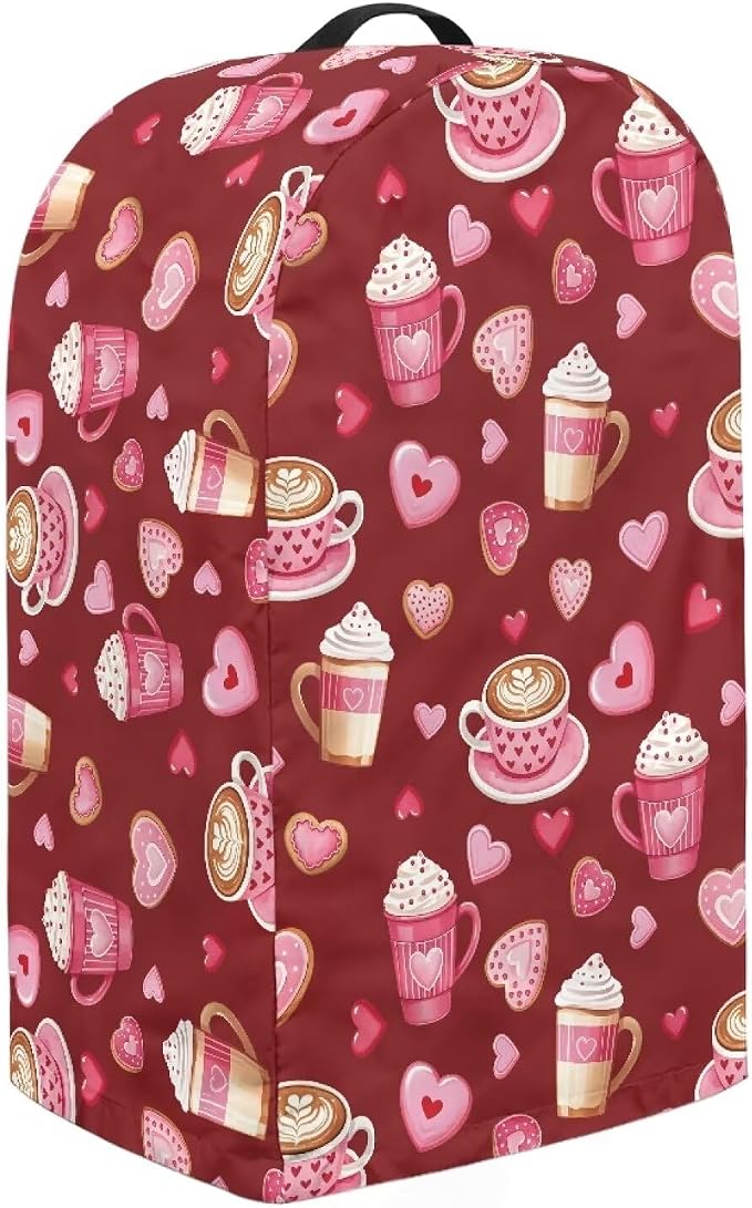 Romantic Kitchen Blender Dust Cover Red Food Processor Heat Dust Protection - Image 4